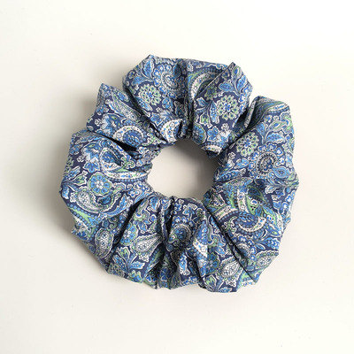 英国 Liberty 纯棉温柔腰果花治愈大肠圈 ins小众手作发绳