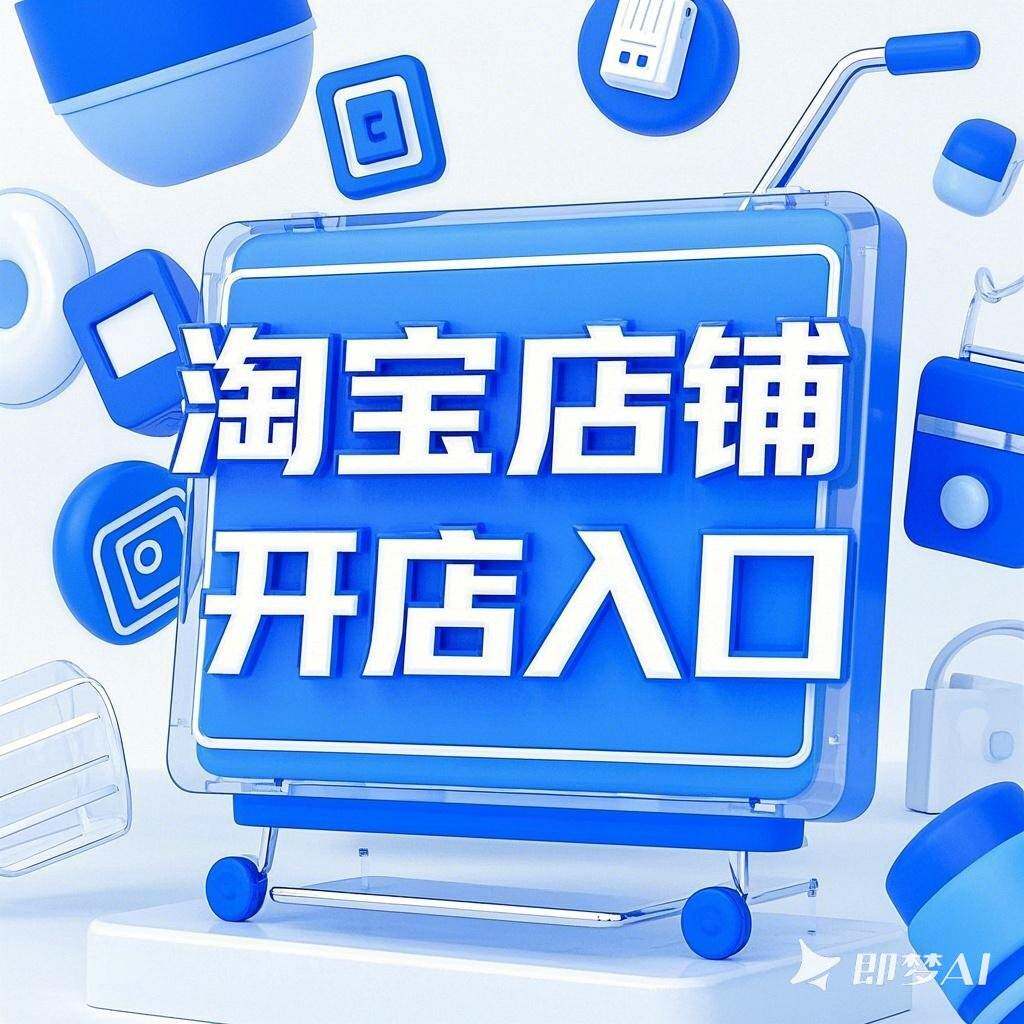 宝店铺开店入口网店教程淘宝卖家中店心开注册免费一淘条龙服务