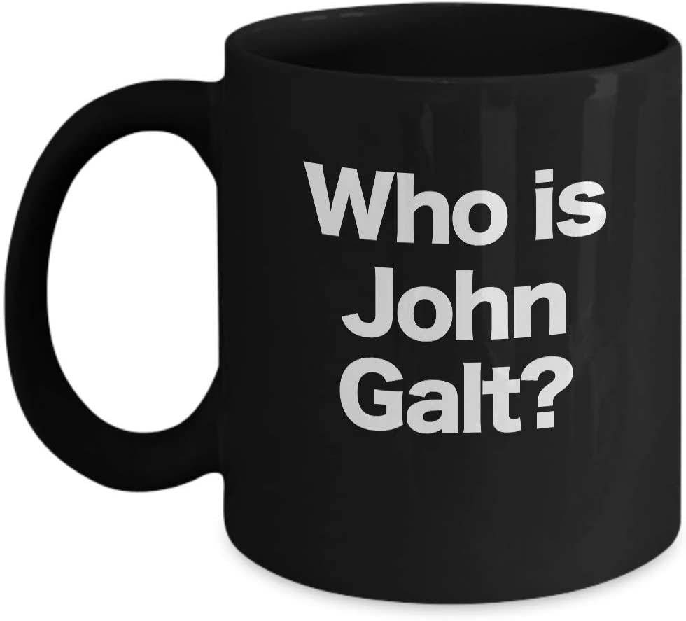 Who Is John Galt道德哲学生理论陶瓷咖啡马克杯子礼物Philosophy