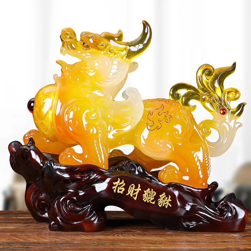 貔貅摆件招财一对玄关客厅办公室装饰品新房乔迁店铺开业大吉礼物