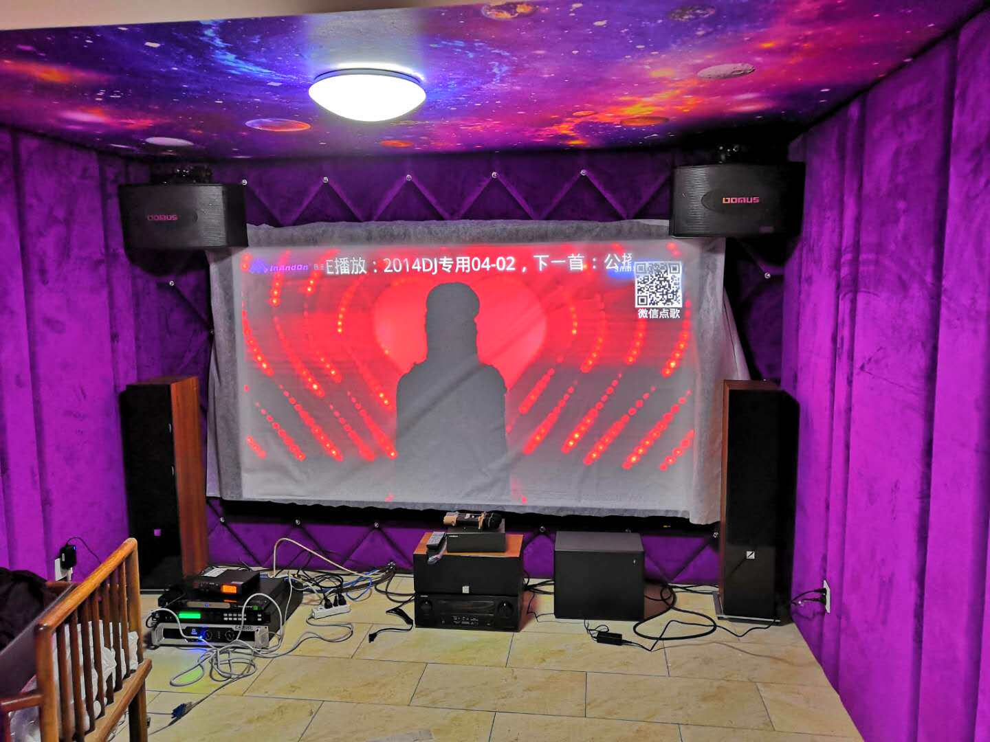 案例：牧马山达尼汇典7 5.1家庭影院+爱普生5400+JBL卡拉OK