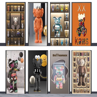 宿舍门pvc自粘耐磨定制