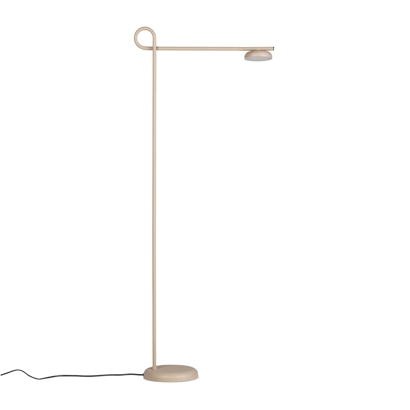 Y Noth Salto floor lamp 北欧简约黑杏仁色客厅办公室展厅会客厅