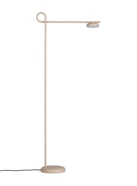 Y Noth Salto floor lamp 北欧简约黑杏仁色客厅办公室展厅会客厅