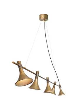 Y Megafon 5 Low Straight Pendulum 手工黄铜吊灯