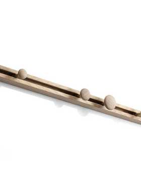 Y 壁挂橡木衣帽架 Track coat hanger Applicata 90 cm