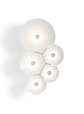 Y Bulbullia wall lamp lu 北欧简约白色多头大型壁灯