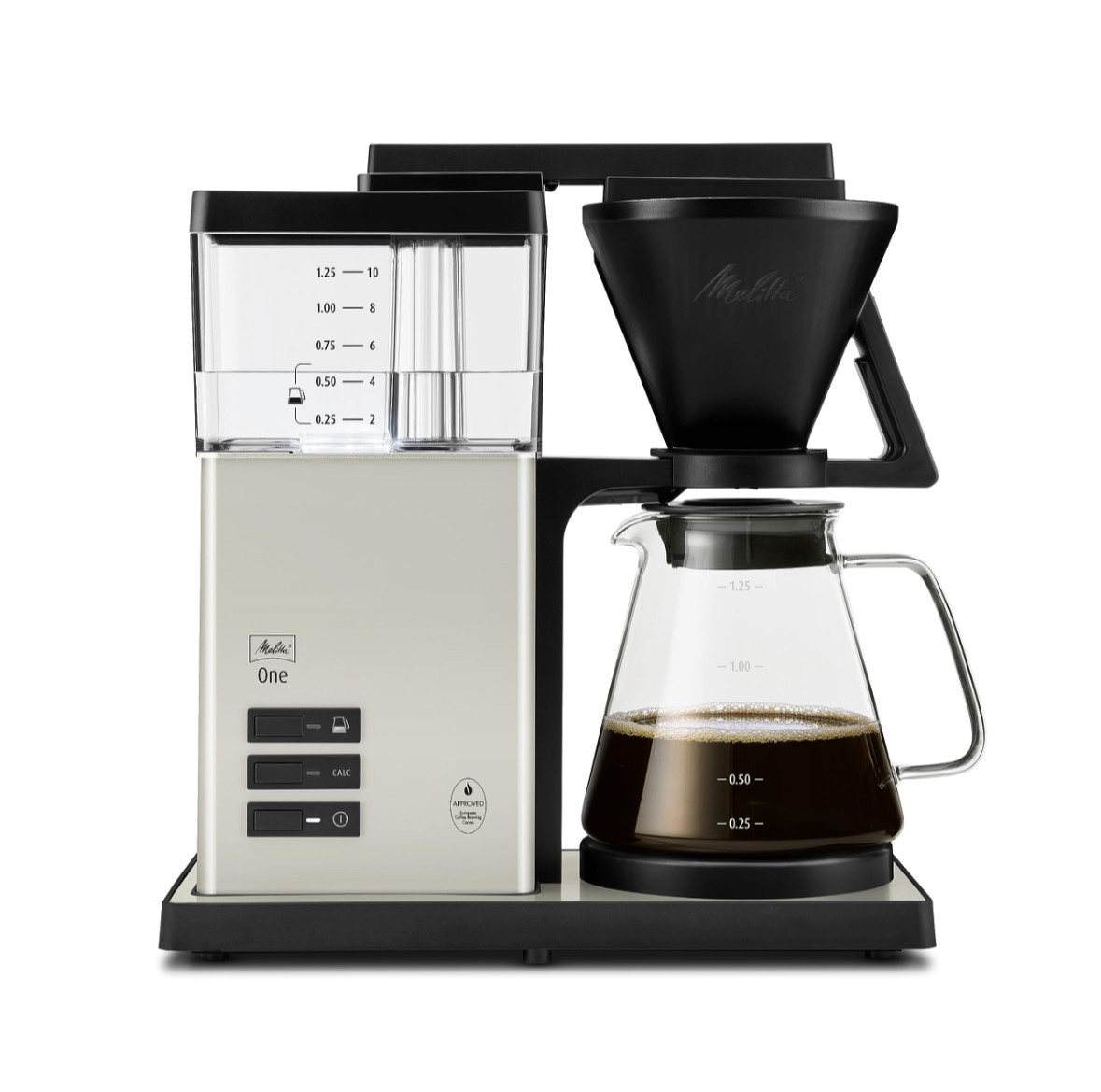 德国Melitta 滴滤式滤泡咖啡机带玻璃壶滴漏器1.25L 1525W