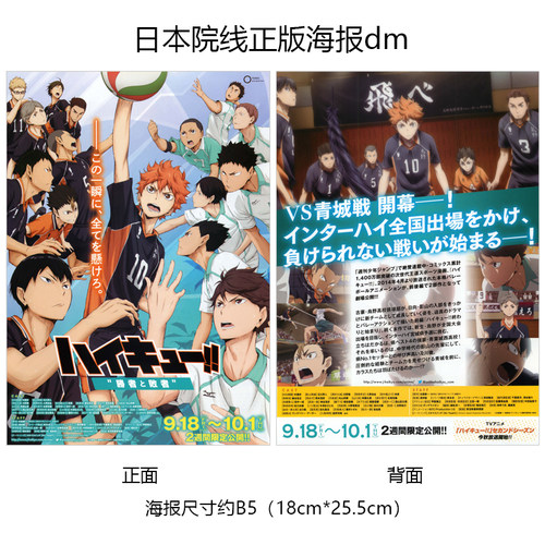 排球少年剧场版官方原版海报