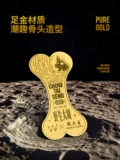 Чоу Дашенг Золотой Ко -килограмм Склейк с твердым золотом золотой инвестиции золотые мастерские сувениры