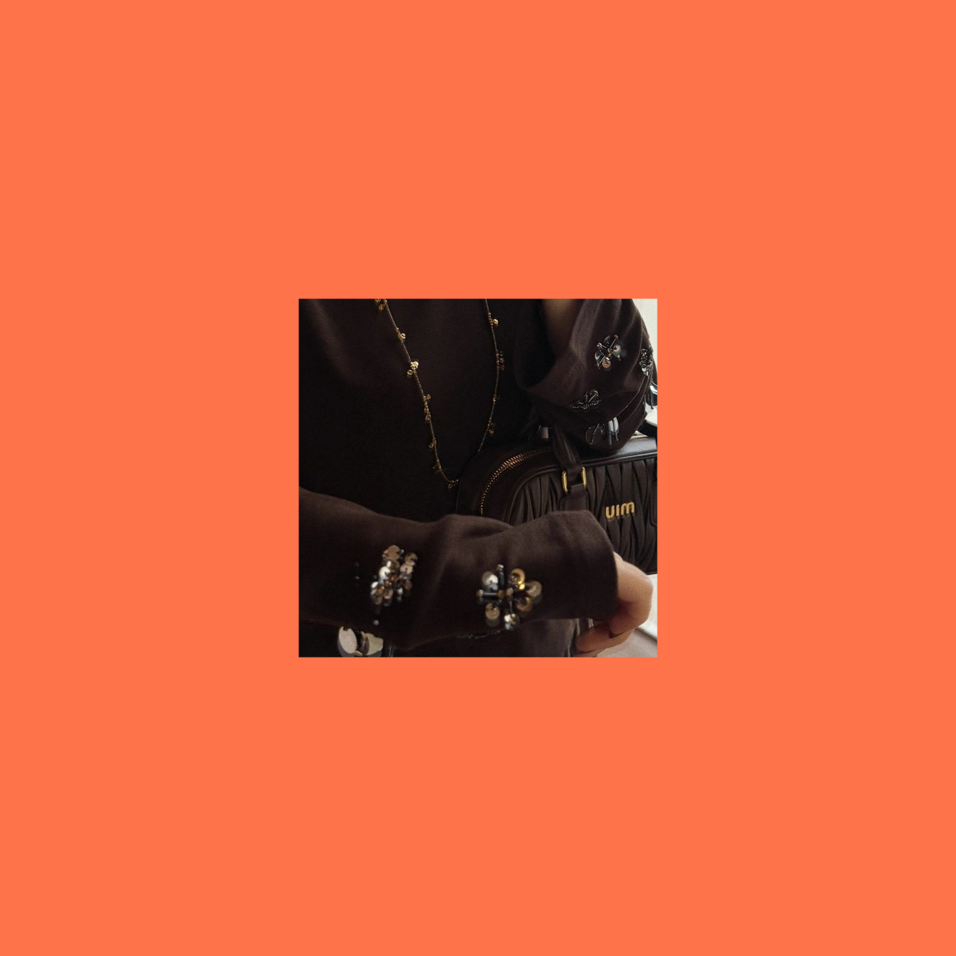 MX 4色手工钉珠莱赛尔羊毛圆领针织T恤裸感宽松休闲长袖上衣