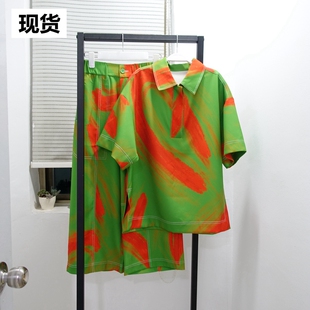 MONA绿肥红瘦土味套装让你一键拥有 时尚网红两件套洋气减龄裤装