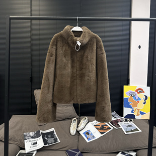 顽童的 暮光烤雪 越穿越爱!! 环保貂宽松小皮草外套女冬季