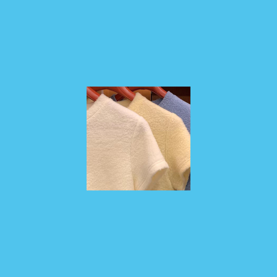 章章1/18 针织羊毛圈圈毛软糯内搭三色T恤,女装/女士精品,汉服上装,淘宝优惠券,粉丝福利购,淘宝优惠卷