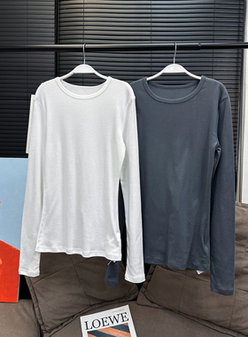 【12/27新品】好版型简简单单开箱视频白t RT254253 T恤女