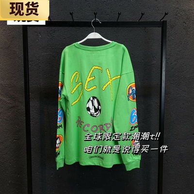 全球限定款潮潮长袖T恤