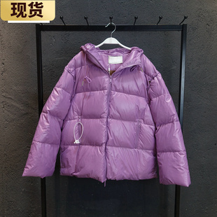【现货】MS羽绒服女新款是马甲也是外套木槿紫两穿羽绒服