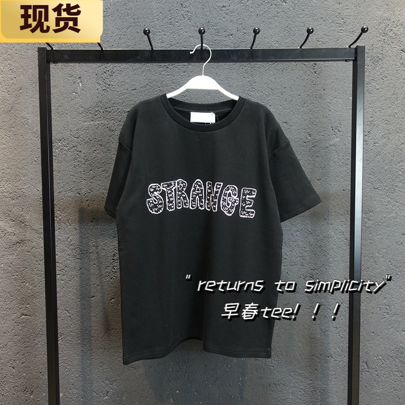 一甯章章早春短袖T恤上衣