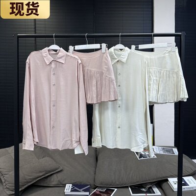 丝光质感设计感小众衬衫女