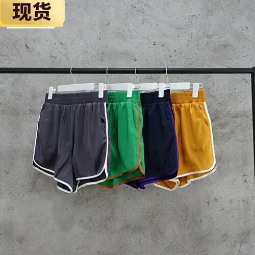 薄款高腰显瘦休闲阔腿短裤
