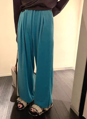 290G天鹅绒高品质休闲卫裤女