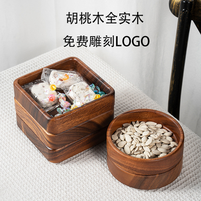 手工打磨胡桃木实木新中式