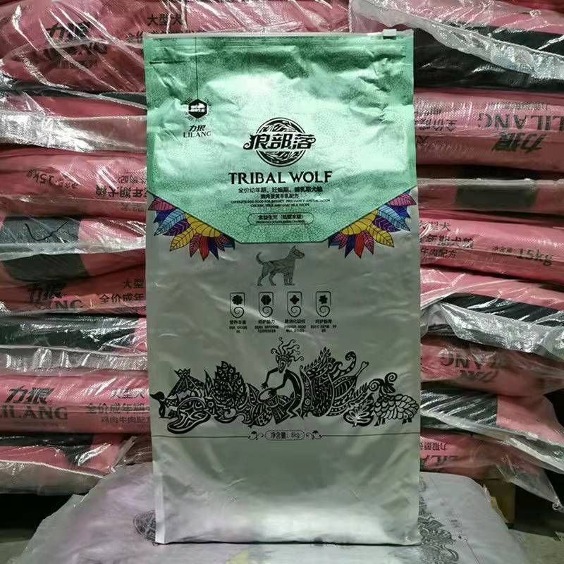 力狼狼部落8kg成幼犬泰迪金毛哈士奇通用型狗粮成犬幼犬食品16斤