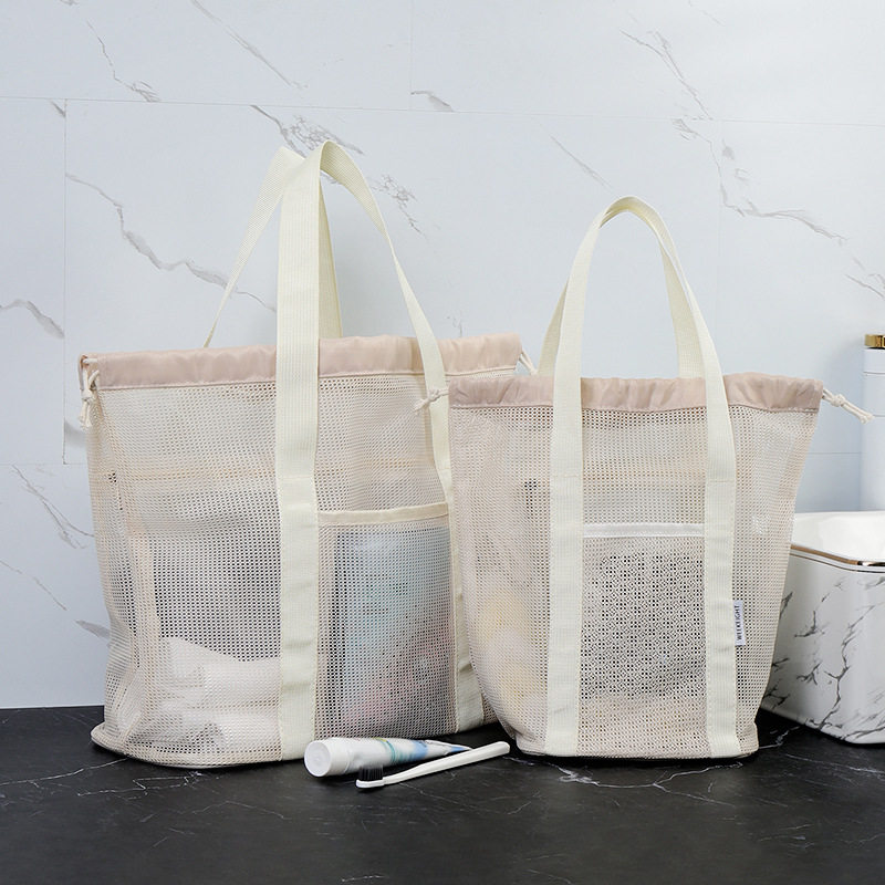 网眼多口袋游泳包大容量便携欧式旅行收纳袋手提洗浴袋涤纶沙滩包,收纳整理,其他收纳袋,淘宝优惠券,粉丝福利购,淘宝优惠卷