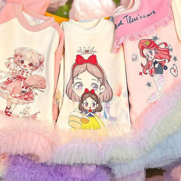 MN女童卡通卫衣裙2025春秋款洋气女孩白雪公主宝宝连衣裙可爱洋气,童装/婴儿装/亲子装,连衣裙,淘宝优惠券,粉丝福利购,淘宝优惠卷