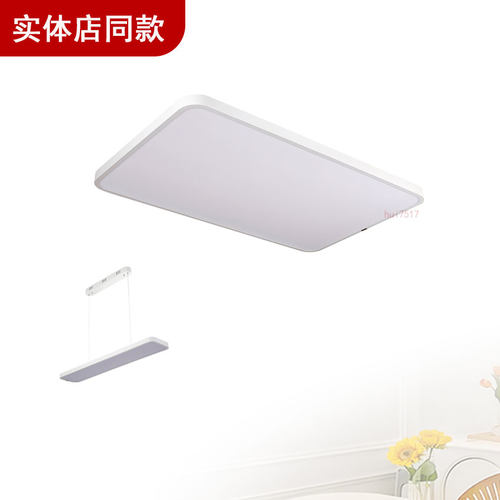 伯克丽吸顶灯现代极简14471辰喆系列客厅餐厅卧室灯智能护眼灯