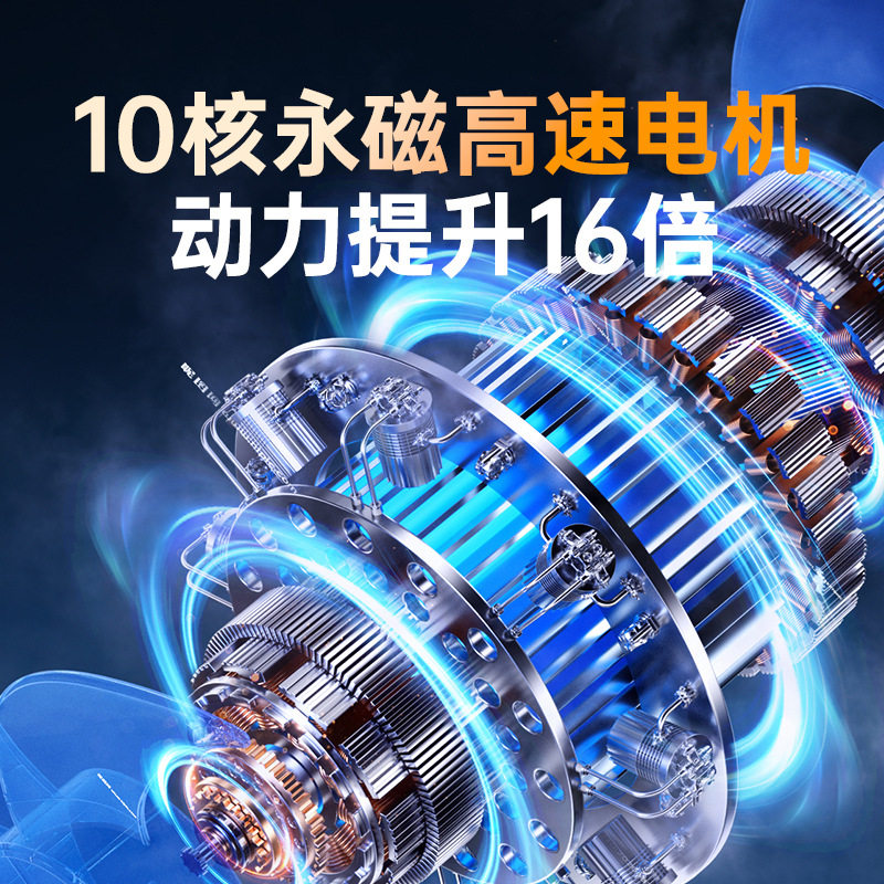 2024新品露营风扇超强续航多功能带夜灯/可充电/挂立两用智能遥控