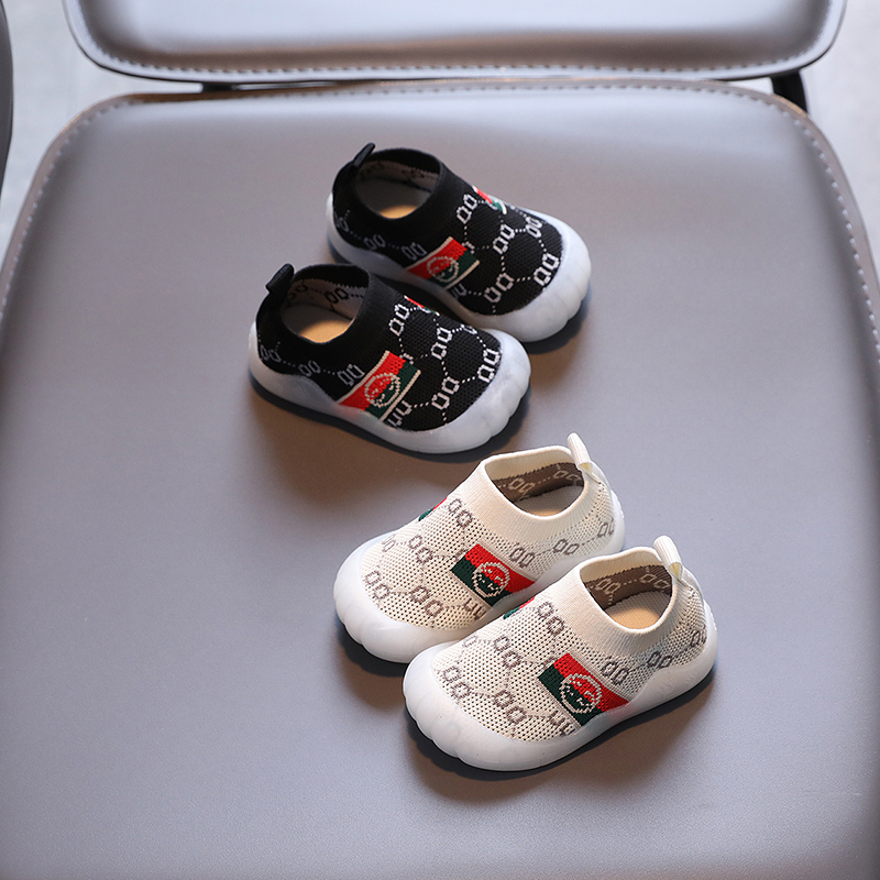 宝宝飞织网鞋春秋小童透气单鞋0一1 2岁婴儿