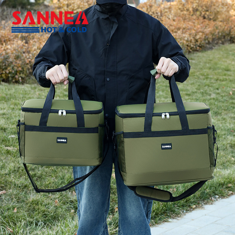 户外野餐包大容量冰包家用保温包便携式饭盒袋PEVA加厚便当保温袋