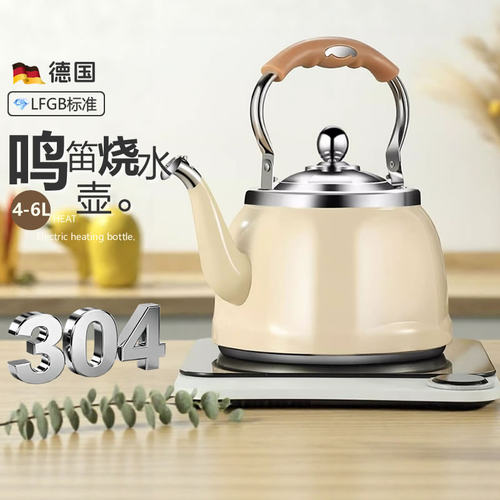 德国轻奢水开鸣笛烧水壶