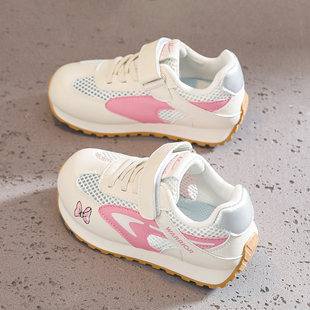 回力儿童运动鞋夏季网面女童鞋单网小白鞋中大童网面透气跑步鞋子