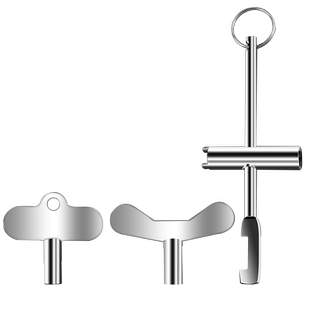 水表前阀门钥匙自来水表前闸阀内三角扳手暖气锁闭阀水阀防盗开关