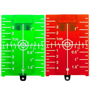 激光水平仪带磁标靶红外线红绿光吊顶装修反射目标板带磁铁反光板