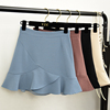 Lotus leaf Short skirt Spring and summer skirt new pattern Emptied Paige Fishtail skirt Half-length culottes A word skirt Skirt