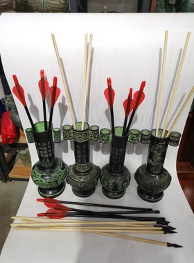 仿古青铜游戏摆件投壶寓意情投意合公投明就景区婚礼现场亲子娱乐