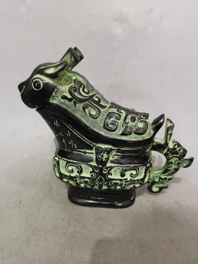 小羊觥仿古青铜器工艺摆件收藏家居装饰小礼品洛阳礼物英爵马柏成