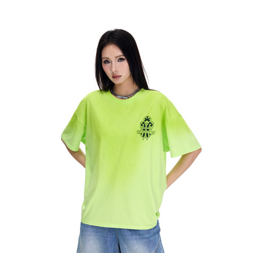 拓谷美式印花短袖T恤女oversize