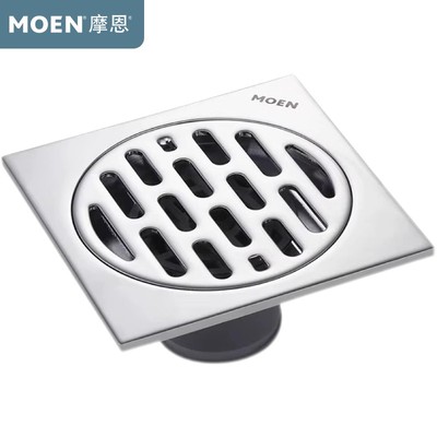 摩恩 精铜方形卫生间厨房浴室防虫防返水防臭地漏盖片 3955 3909