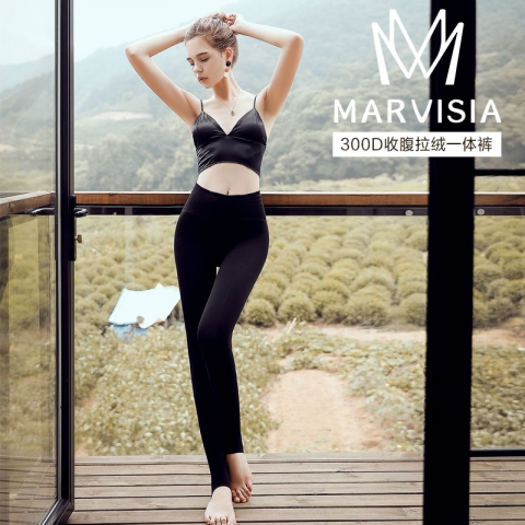 绿叶迈维仕300D收腹拉绒一体裤塑形显瘦保暖舒适无缝一体裤袜踩脚