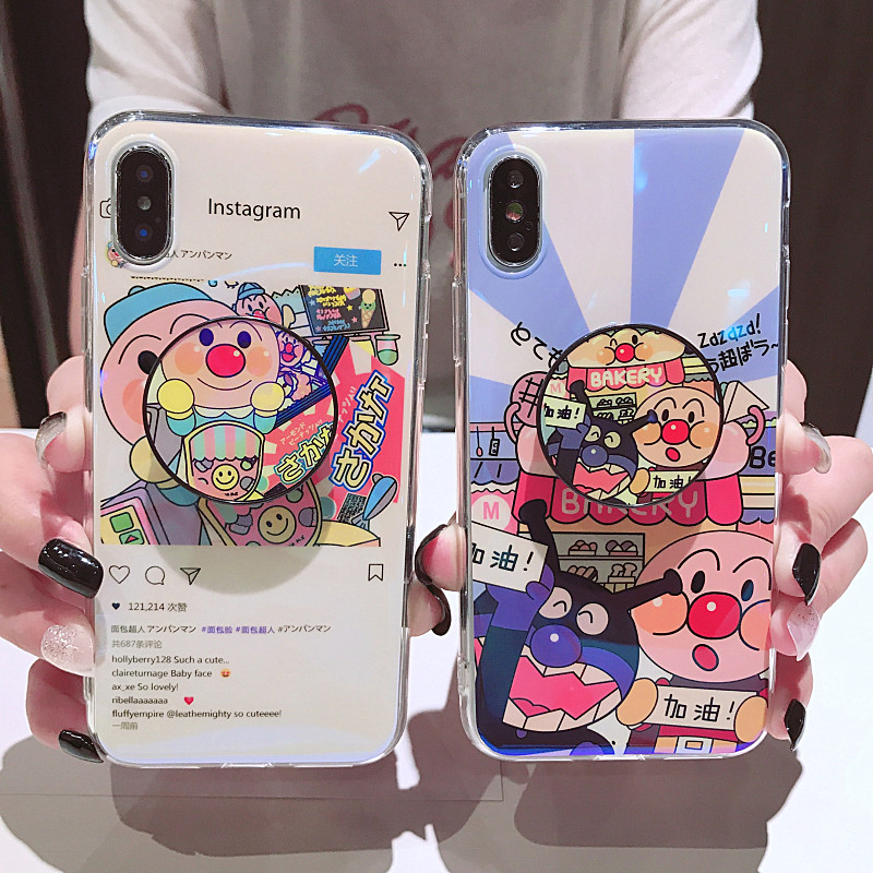Anpanman iphoneX Apple phone shell 8plus Blu-ray Disc 7P Cartoon Bracket smart cover xsmaxin the 3C Digital Accessories, Cell Phone Accessories , Phone Protection Case/Shell  category - from Buy2taobao.com to provide professional Taobao agent buy service