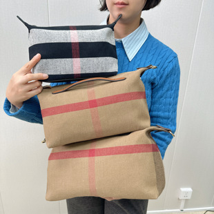 原版孟加拉手搓黄麻料内胆包托特内置包高品质旅行收纳洗漱化妆包