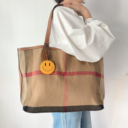 原版黄麻腋下大托特tote包手提购物袋博主同款日常搭配女包