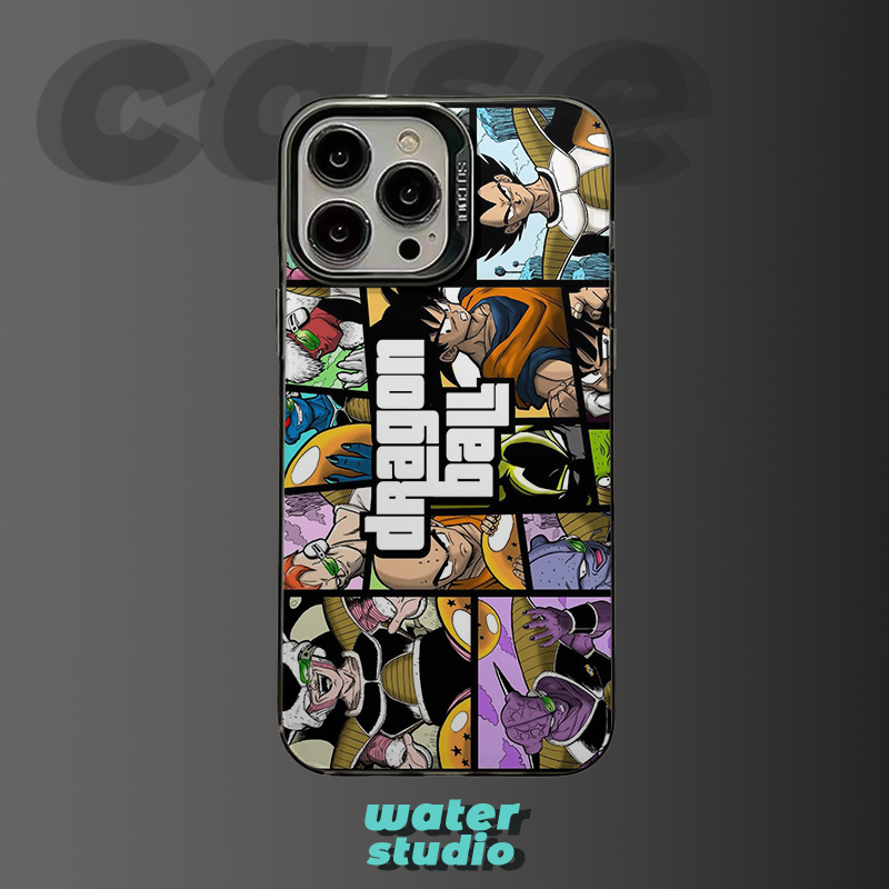 七龙珠动漫GTA创意适用苹果15promax手机壳iPhone16pro不撞壳IQOO13小米15三星13pro华为P70红米k60一加OPPO