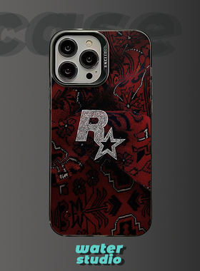 R星个性创意GTA适用苹果15promax小众iPhone16防摔nova13小米15pro华为P70红米k60一加13T稀奇古怪手机壳OPPO