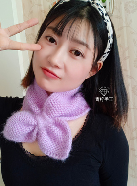 手工帽子宝宝小围巾围脖材料包