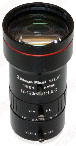 12-120mm手动大变倍手动调光圈大镜头大靶面1/1.8